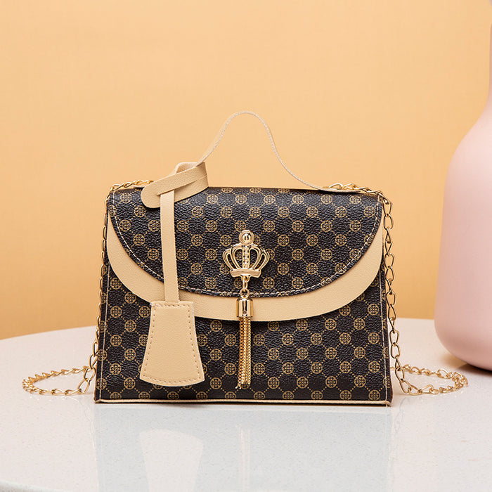 Wholesale Printed Handbags Popular Small Bags Fashionable Chain Crossbody Bags JDC-SD-XJ007