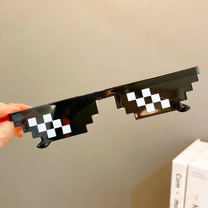 Wholesale Personalized mosaic glasses, funny sunglasses, party pixel glasses
