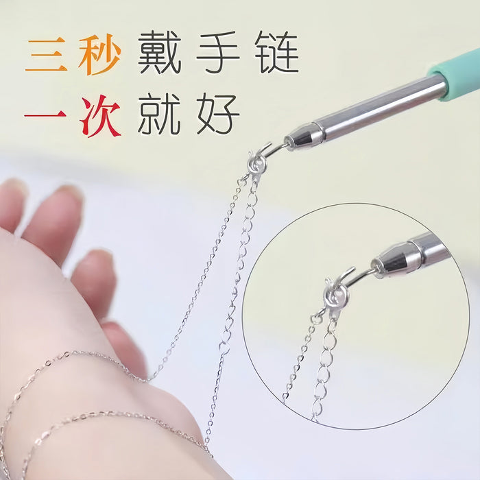 Wholesale Electroplated Metal Bracelet Clasp Helper Hook Tool For Women Everyday Jewelry Wearing Aid