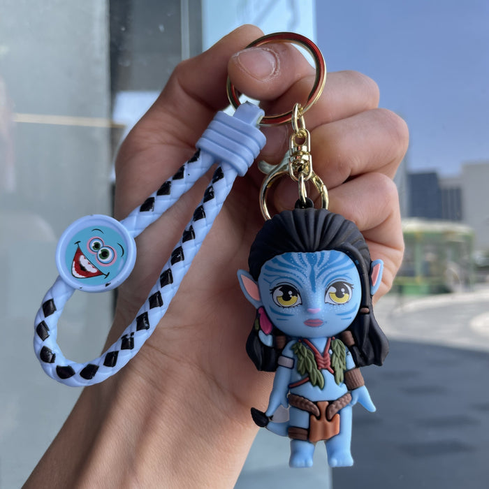 Wholesale Keychain 3D Doll Bag Couple Pendant Car Keychain Small Gift Wholesale