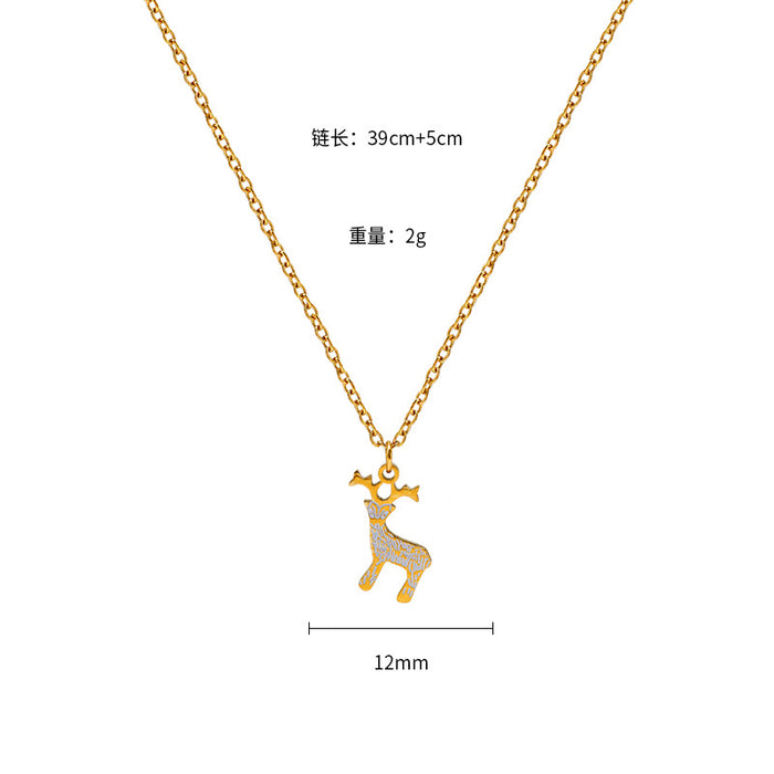 Wholesale Christmas new all-match atmosphere necklace