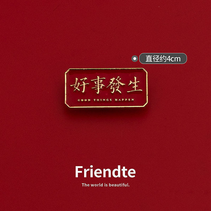 Wholesale Cute couple brooch badge, student bag, clothing accessory