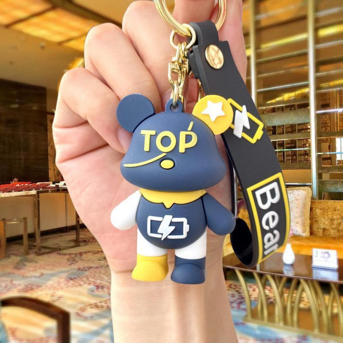 Wholesale Silicone Cartoon Doll Keychain JDC-KC-MingT200