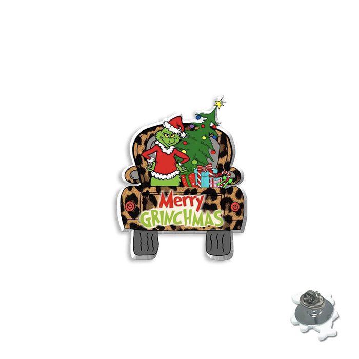 Wholesale Cartoon Christmas Series Resin Brooch JDC-BM-XiangL001