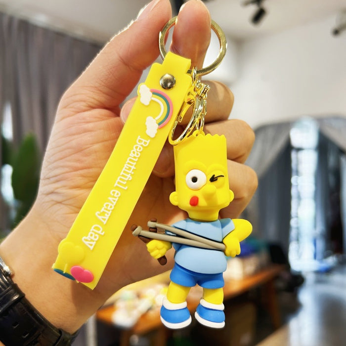 Wholesale PVC Cartoon Doll Keychain JDC-KC-WuYi129