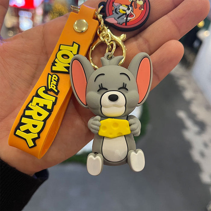 Wholesale Keychains PVC Hardware Cute Cartoon (M) JDC-KC-MiaoY044