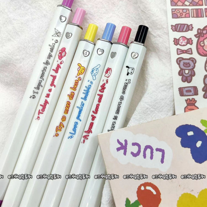 Wholesale Plastic Cartoon Push Gel Square Pen JDC-PN-Ceguan004