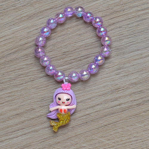 Wholesale Rainbow crystal bead bracelet