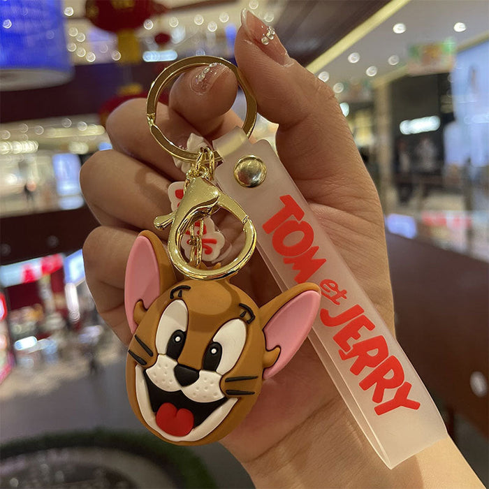 Wholesale Keychains PVC Hardware Cute Cartoon (M) JDC-KC-MiaoY044