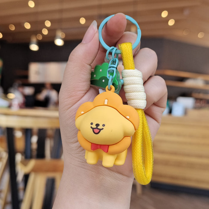 Wholesale Cartoon Silicone Doll Keychain JDC-KC-ZhuoRan013