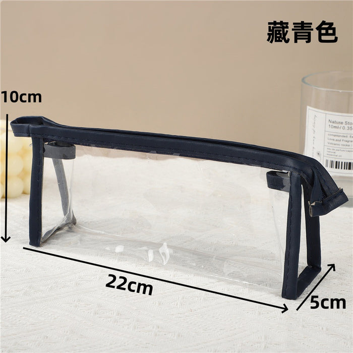 Wholesale Transparent PVC Pencil Case Trendy Student Pouch Fashion Accessory For Gift Resale