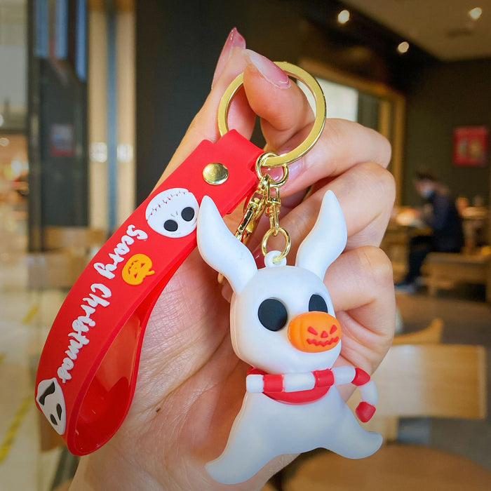 Wholesale Cartoon Doll Silicone Keychain JDC-KC-MingT262