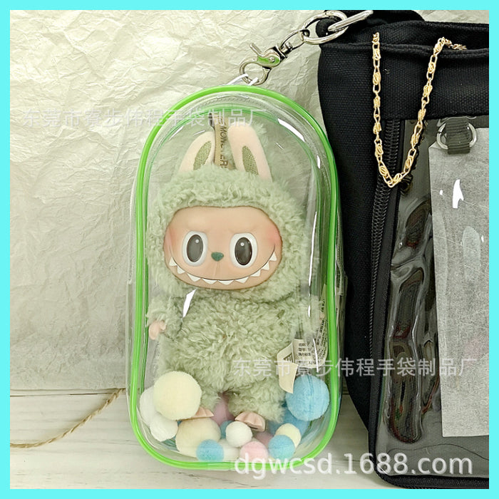 Wholesale Simple Hanging Bag PVC Transparent Outgoing Portable