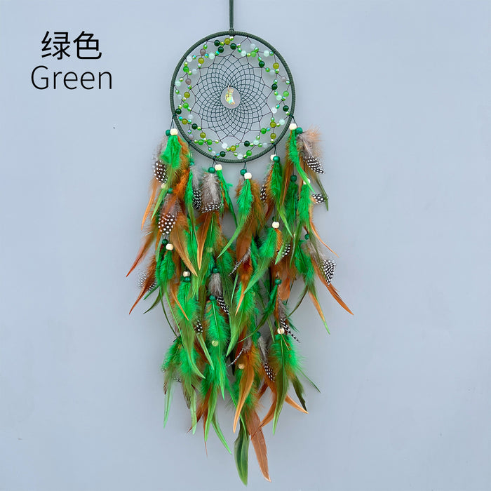 Wholesale Handwoven Dreamcatcher Wall Hanging Home Decor Feather MOQ≥2