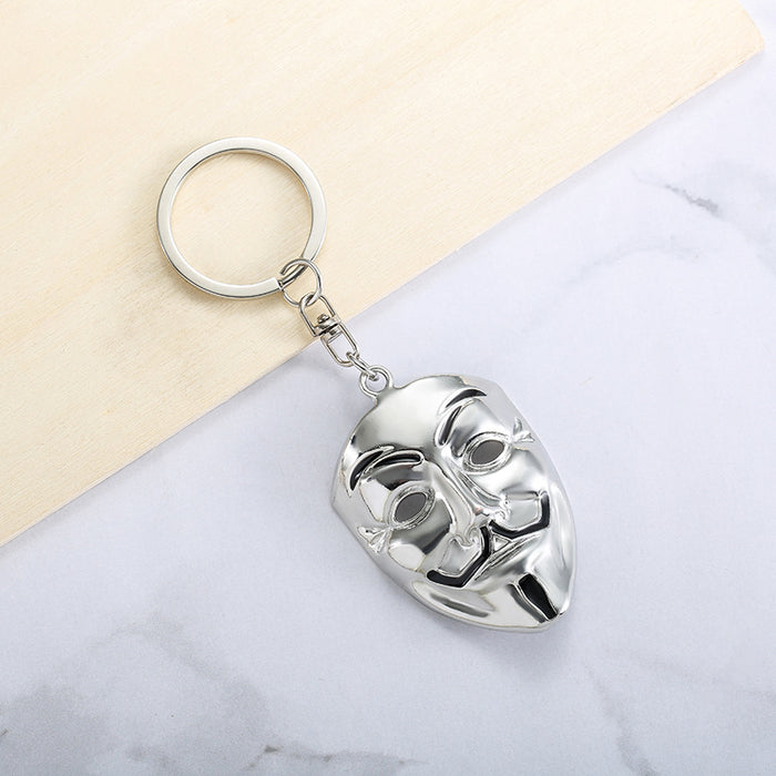 Wholesale Joker Mask Stainless Steel Keychain JDC-KC-JinZ018