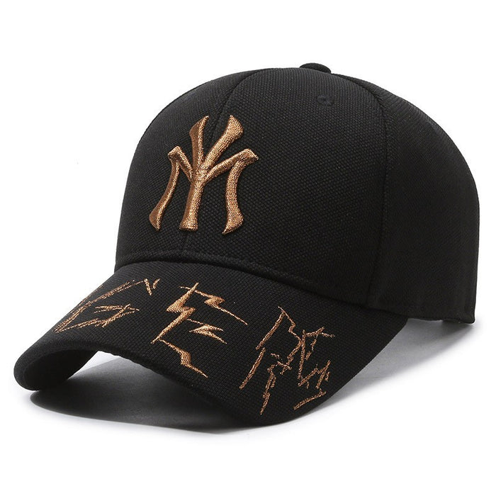Wholesale Baseball cap, embroidered hat, outdoor casual duckbill cap, versatile sun protection and sunshade hat
