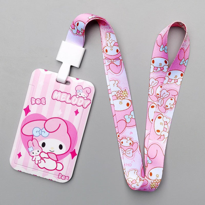 Wholesale Cartoon Style Plastic Card Holder With Neck Strap For Everyday Campus Use Stylish Gift