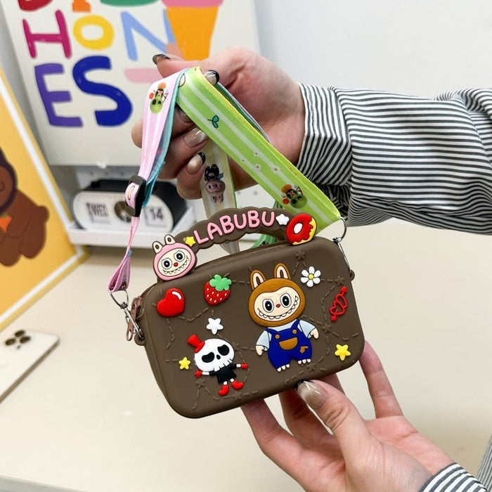 Wholesale Silicone Cartoon Phone Bag  Shoulder Bag