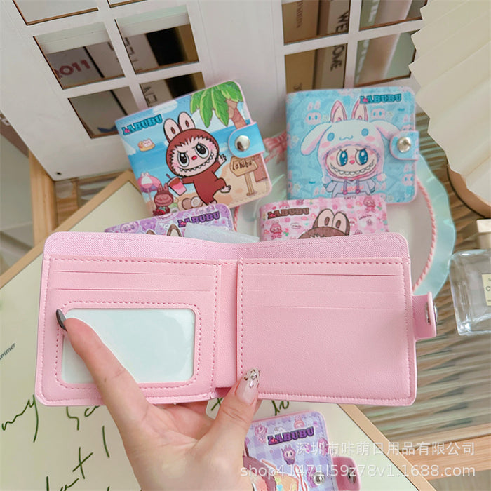 Wholesale Short Wallet Coin Purse Student Small Wallet Card Bag Carry-on Small Money Bag  Cartoon Periphery