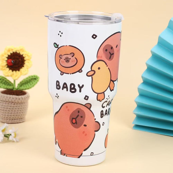 Wholesale 30oz tumbler ice bully cup car cup stainless steel insulated cup with straw