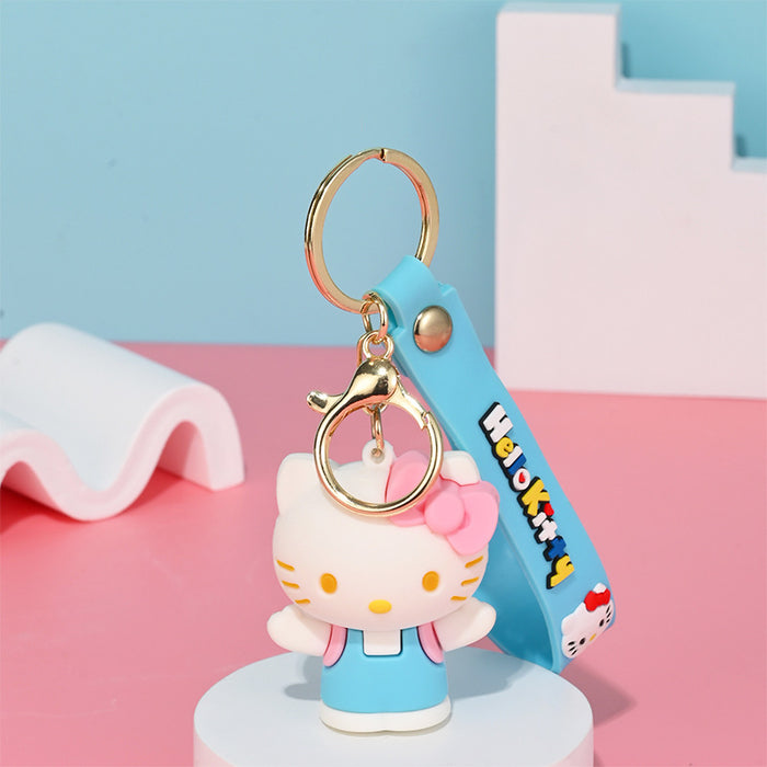 Wholesale cartoon doll silicone keychain JDC-KC-HongSheng012