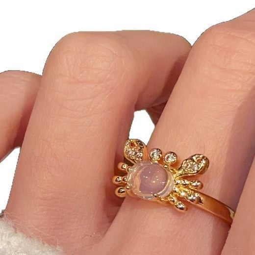 Wholesale Vintage Open End Ring with Niche Design and Full Diamond Zircon Ring