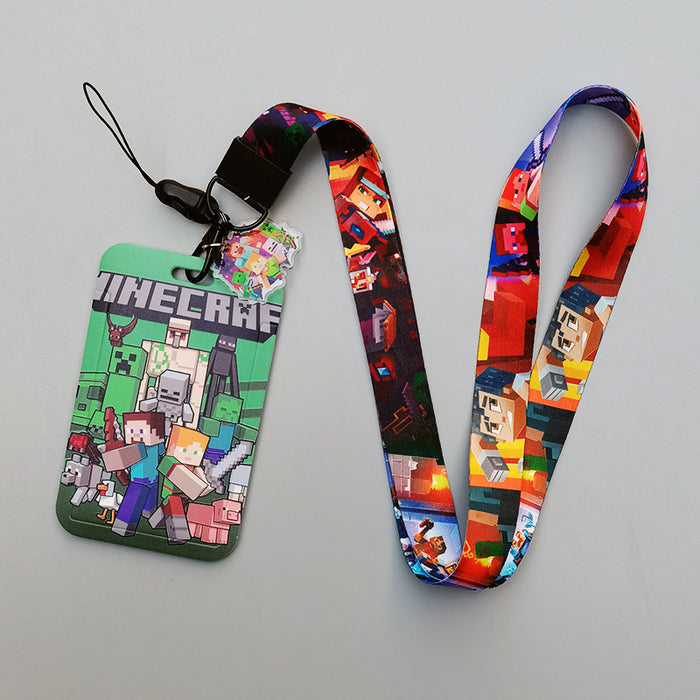 Wholesale Card Holder Long Cartoon Lanyard Keychain