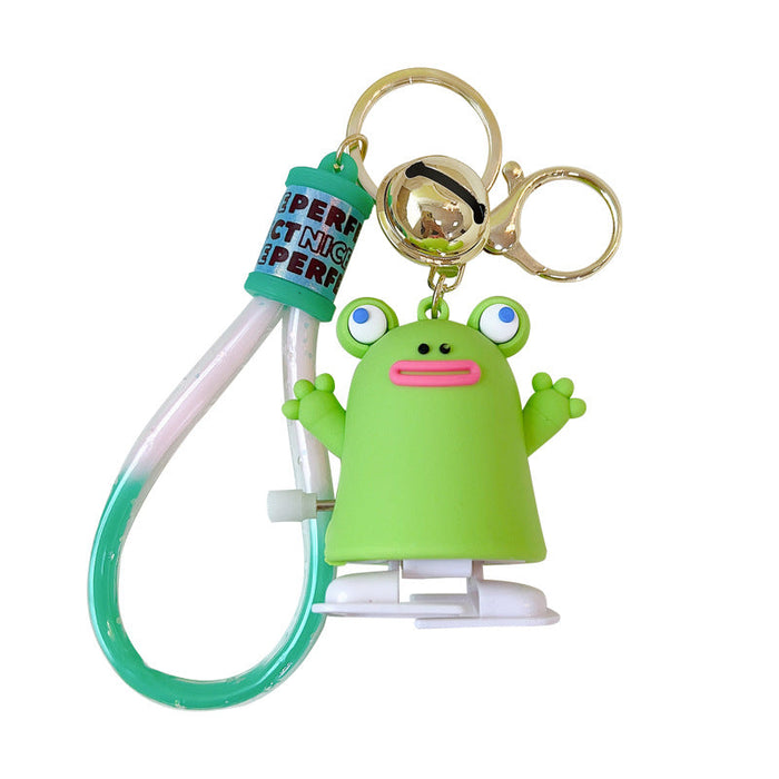 Llavero de rana relojería al por mayor JDC-KC-GSWA010