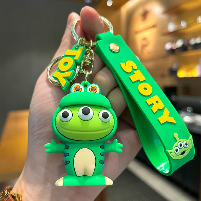 Wholesale silicone cute animation key chain （F） JDC-KC-YMeng019