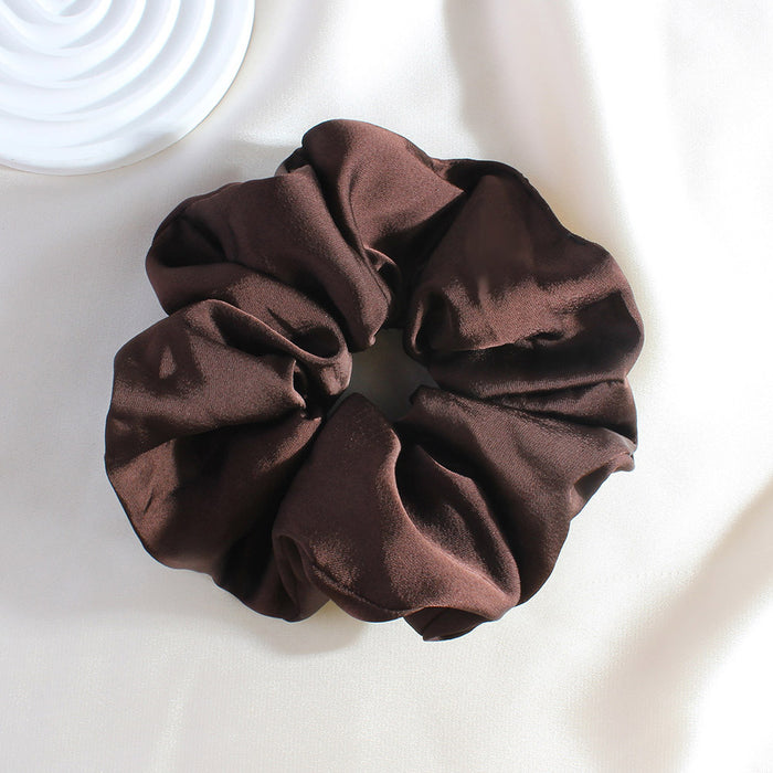 Wholesale Retro faux silk Hair Scrunchies