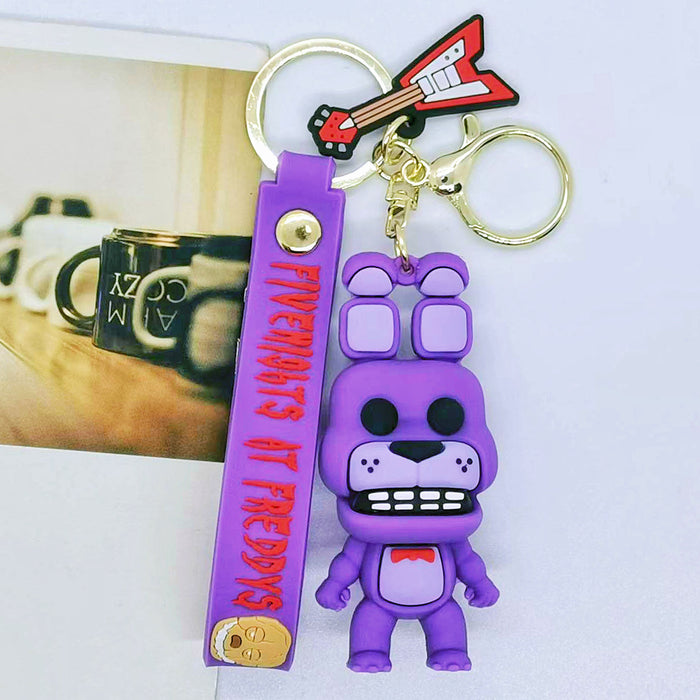 Wholesale cute moving object keychain