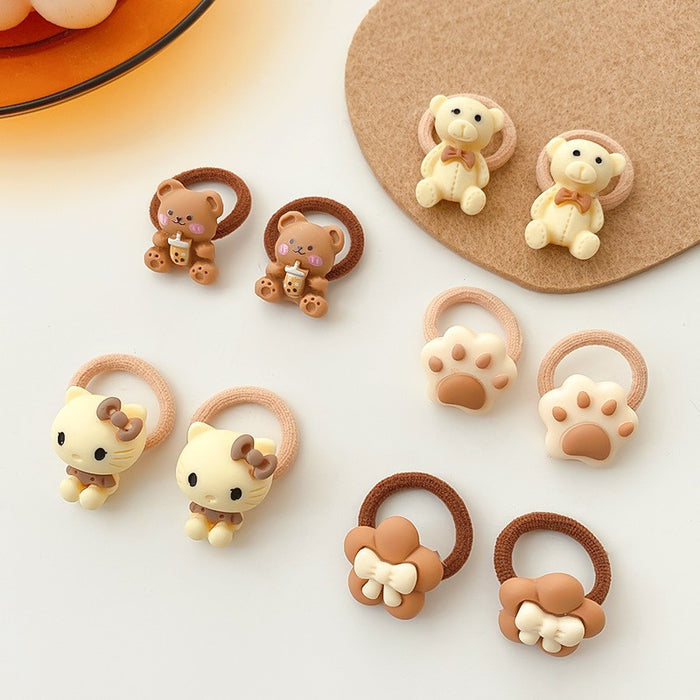 Wholesale Children's Cute Cartoon Thumb Hair Circles JDC-HS-linx002