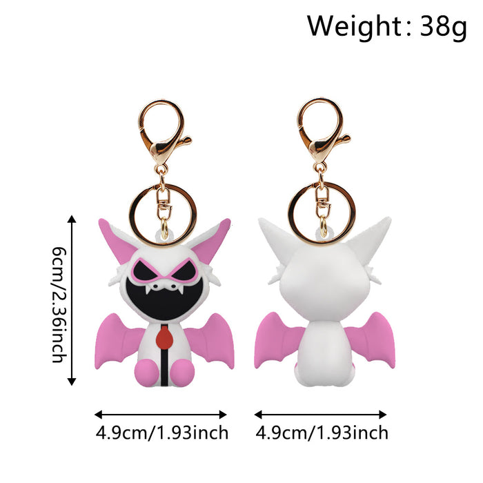 Wholesale Horror Cartoon Anime Silicone Keychains JDC-KC-HaoAn012