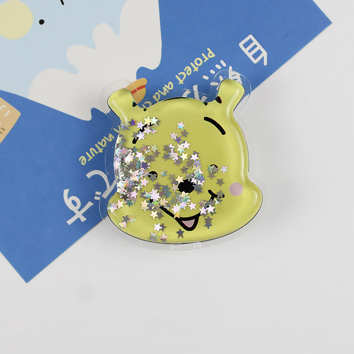 Wholesale Creative Cartoon Quicksand Phone Cushion Stand