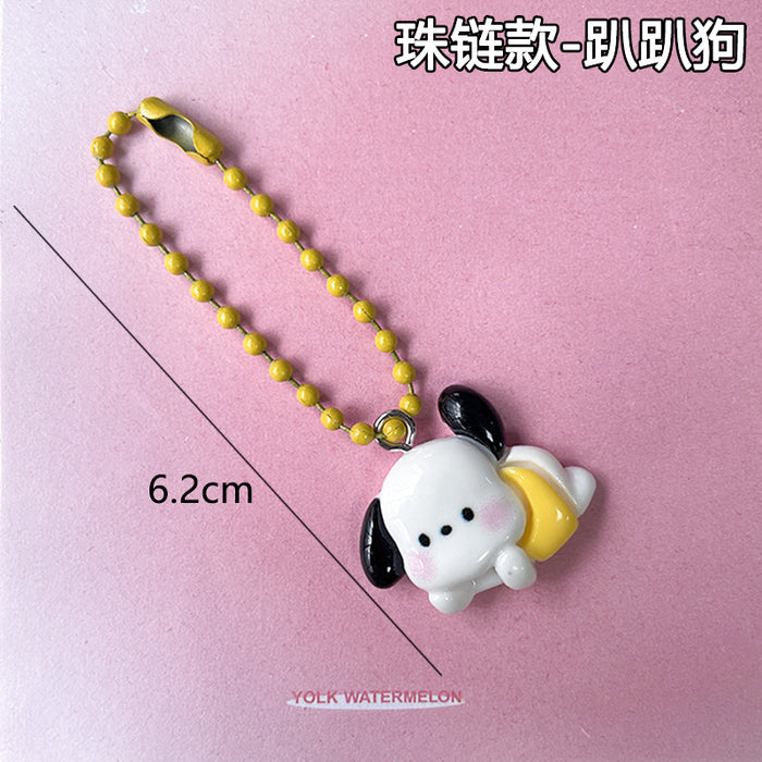 Wholesale  Cartoon Cute Puppy Keychain Pendant Keychain  Bag Pendant Accessories