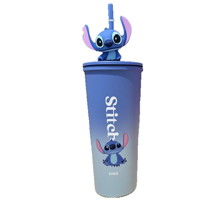 Wholesale Cartoon Large-Capacity Simple Thermos Cup Coffee Cup Portable Car Straw Cup