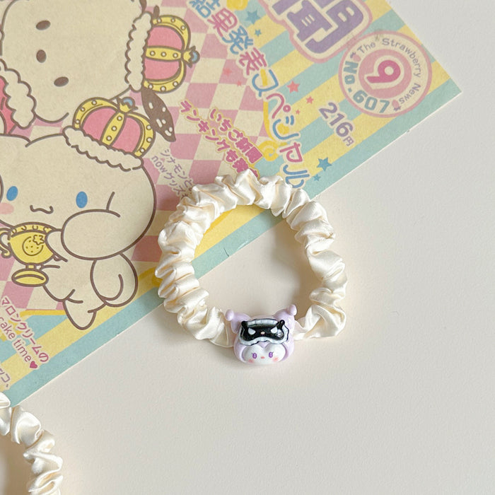 Wholesale Girl Hair Rope Hair Ring Cute Sweet Cartoon Hair Rope Bear Rubber Band Couple Hair Accessories