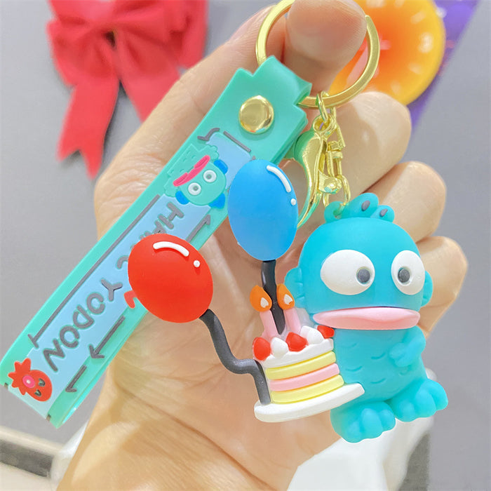 Wholesale Cute little fish PVC keychains for couples
