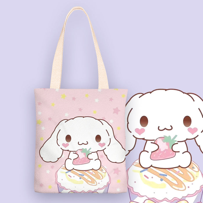 Wholesale Cute cartoon canvas shoulder bags