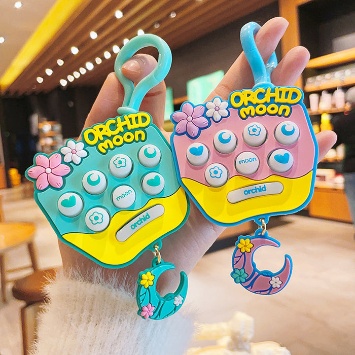 Descompresión portuaria Handheld Cherry Blossom Gopher Machine Keychain JDC-KC-SHUOT012