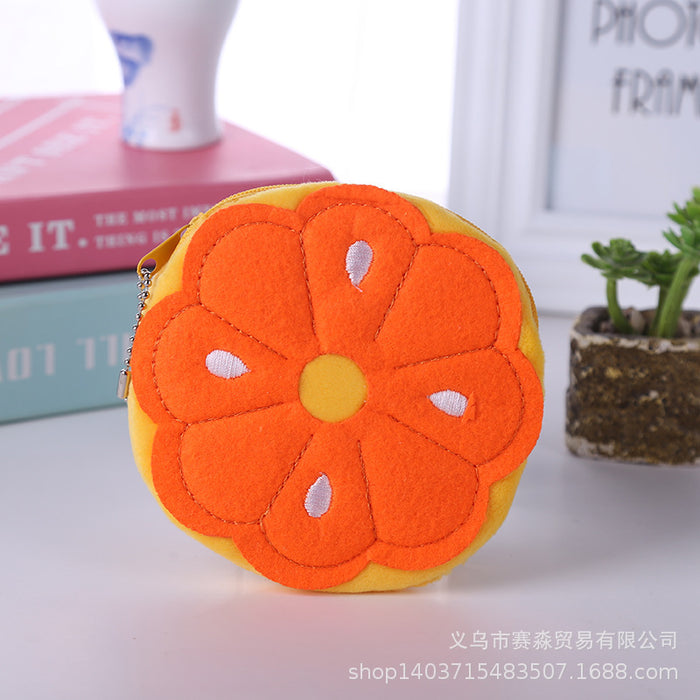 Wholesale Plush Colorful Pineapple Strawberry Watermelon Cartoon Cute Coin Purse JDC-WT-SM003