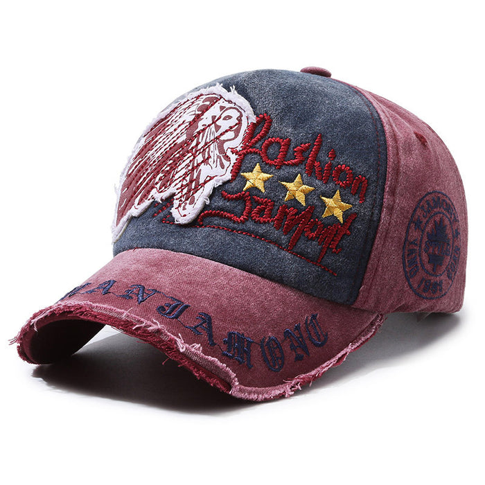 Wholesale Distressed soft-top baseball cap