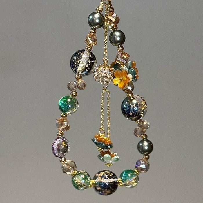Wholesale Floral Tassel Beaded Phone Charm
