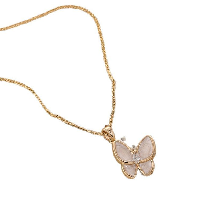 Wholesale Butterfly Necklace with Diamond New Necklace