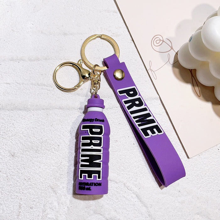 Wholesale Beverage Bottle PVC Soft Glue Keychain JDC-KC-Qiwei037