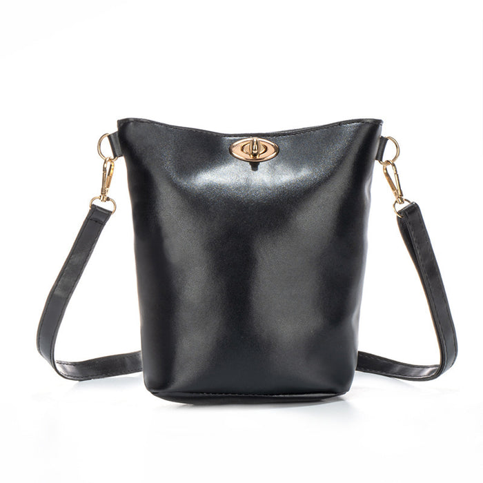 Wholesale Girls' mobile phone bag, women's bag, fashionable buckle, crossbody shoulder bag