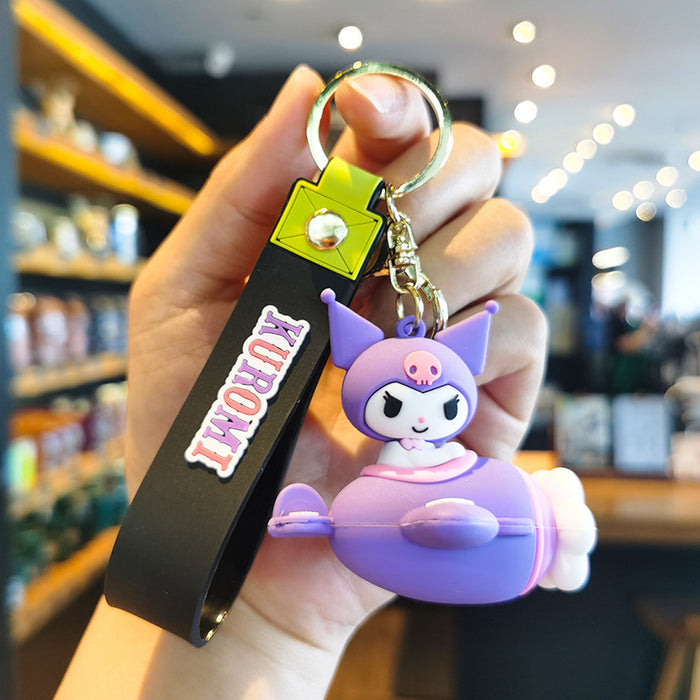 Wholesale Cartoon Doll Silicone Keychain JDC-KC-Tingm213