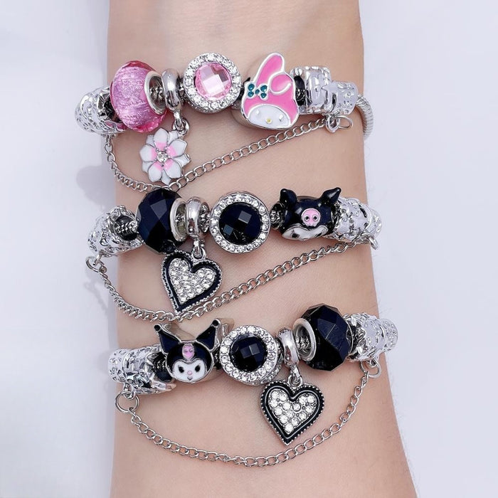 Wholesale Cartoon Beaded Alloy Bracelet JDC-BT-RanYan005