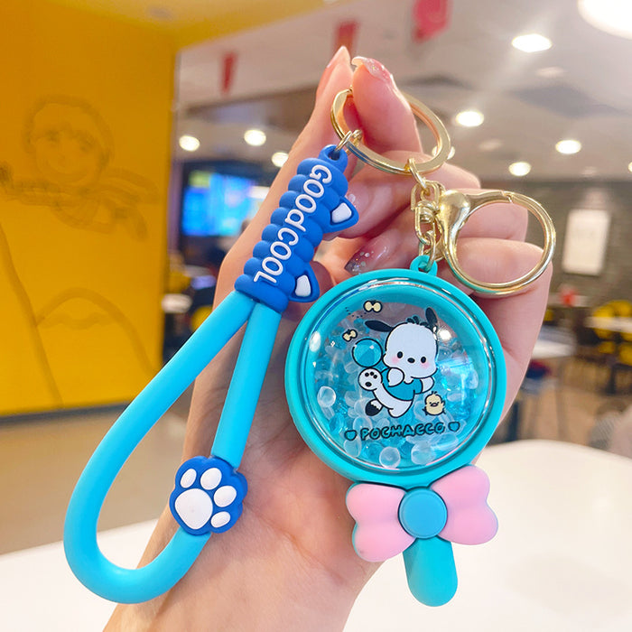 Wholesale Silicone Cute Cartoon Doll Keychain JDC-KC-LiuFan022