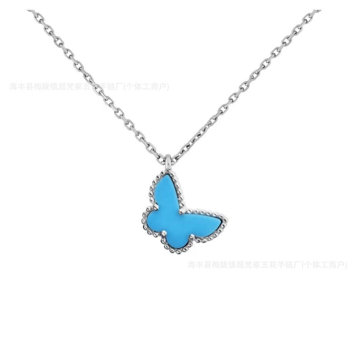Wholesale Butterfly Jewelry Set Gold Tone Necklace and Earrings Fashion Accessory